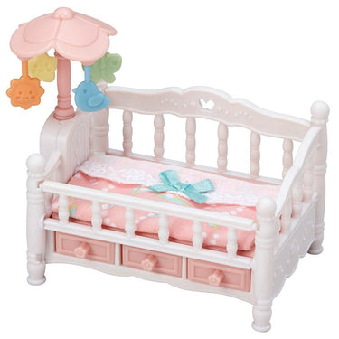 Sylvanian Families Crib With Mobile Accessories Set